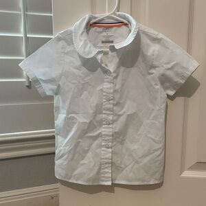 French Toast White Button Down Shirt for Kids